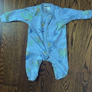H&M bear aviator jumpsuit - 4-6 months